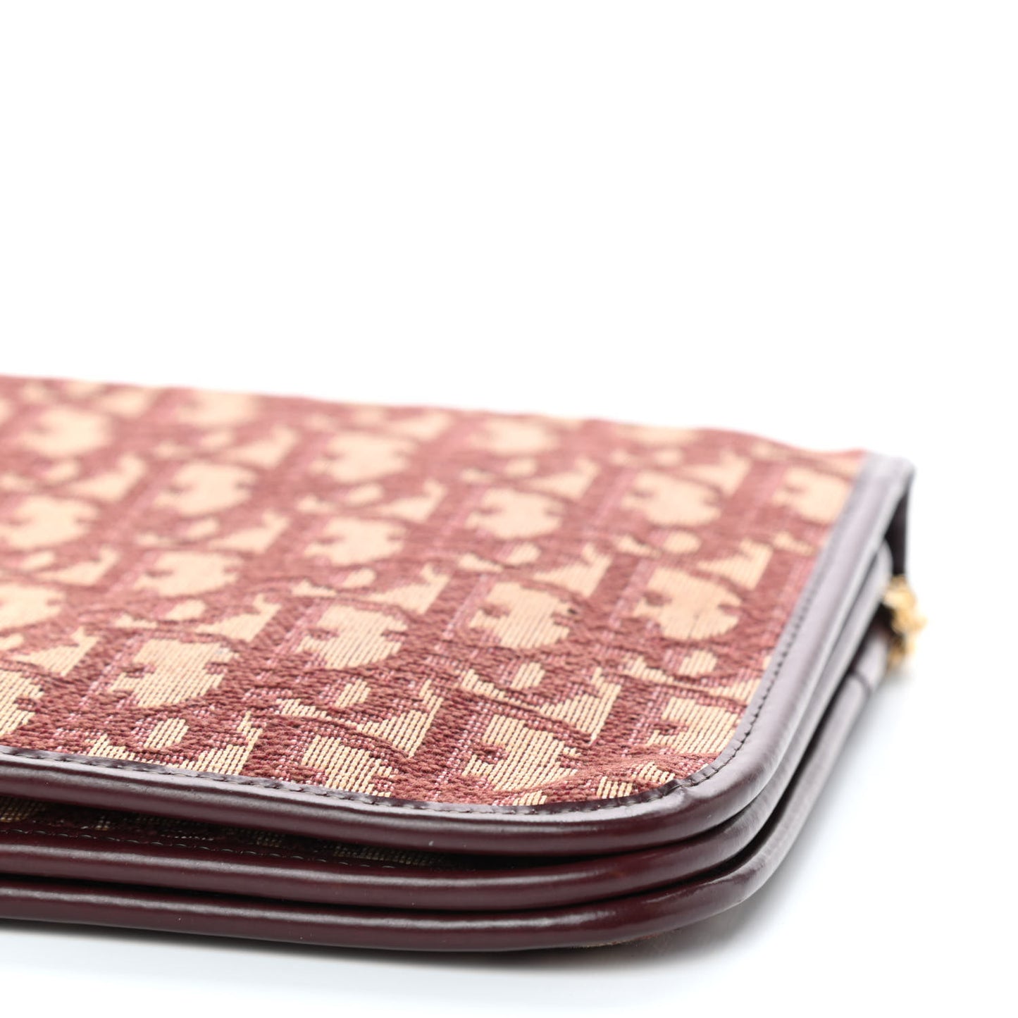 Monogram Chain Flap Burgundy
