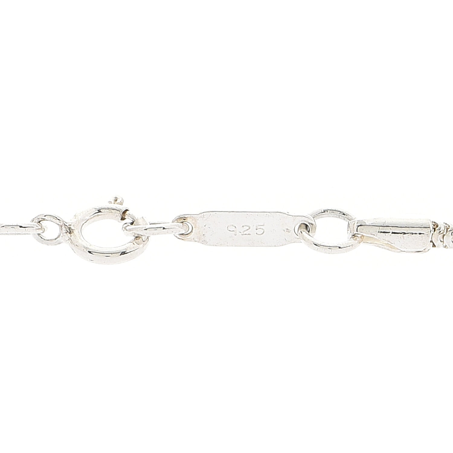 Tiffany Sterling Silver 1837 Bar Pendant Necklace 7 of 7