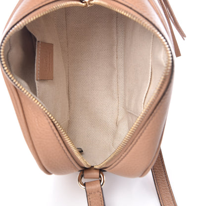 Gucci Pebbled Calfskin Small Soho Disco Bag Rose Beige 7 of 7