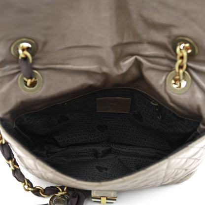 Lanvin Calfskin Quilted Medium Happy Shoulder Bag Brown 4 of 9