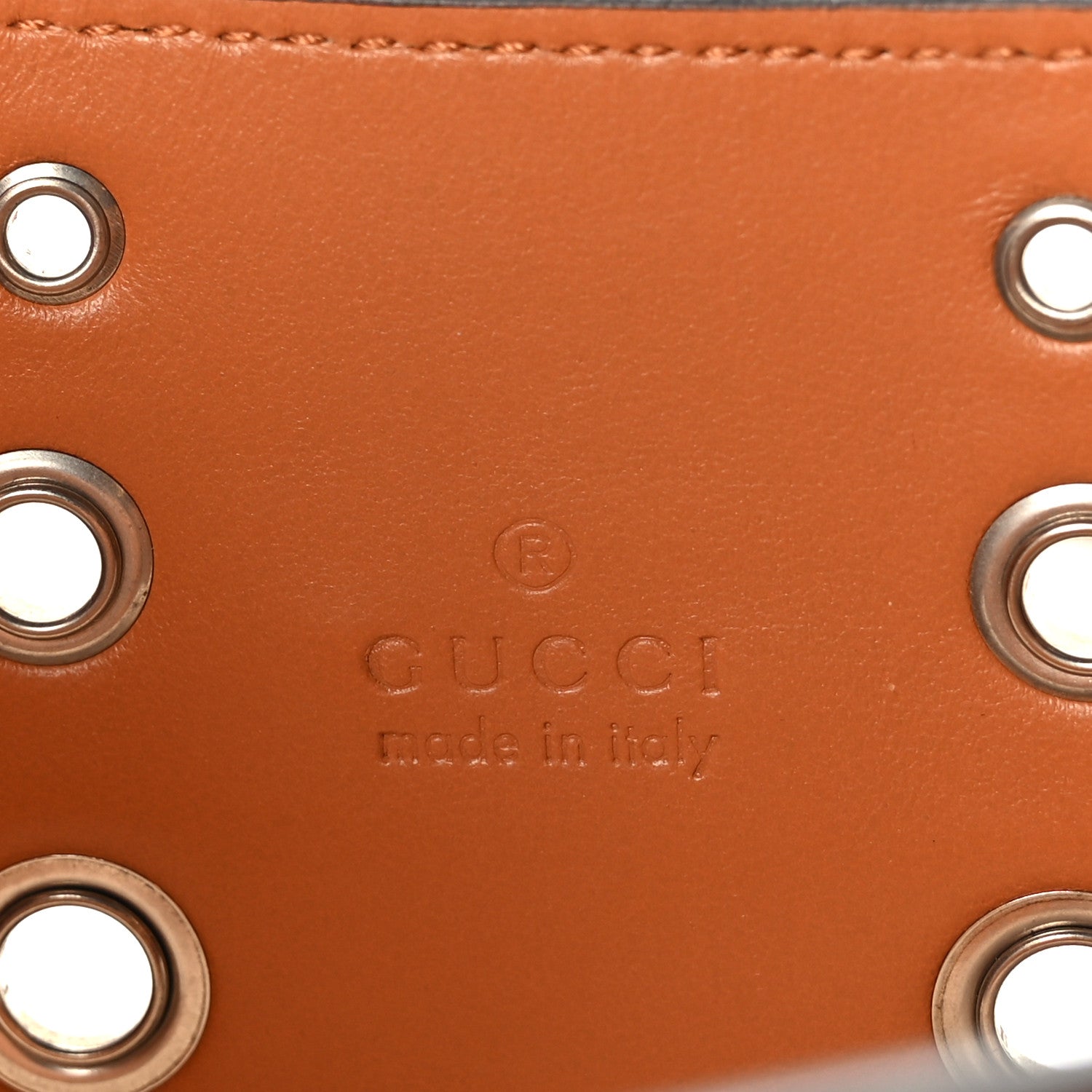 Gucci Calfskin Ha Ha Ha Jackie 1961 Eyelet Hobo Cuir 6 of 8