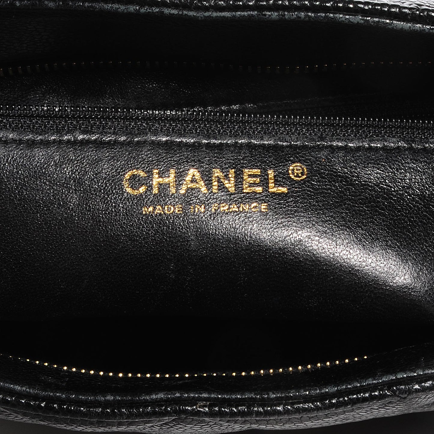 Caviar Medallion Tote Black