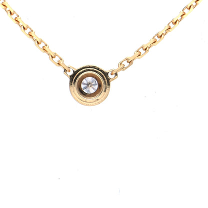 Cartier 18K Yellow Gold Diamond XS D'Amour Pendant Necklace 5 of 7
