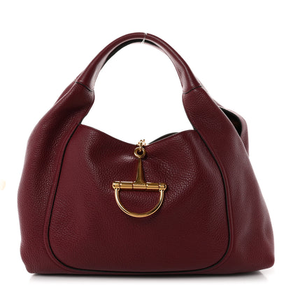 Gucci Grained Calfskin Softbit Maxi Shoulder Bag Rosso 1 of 10