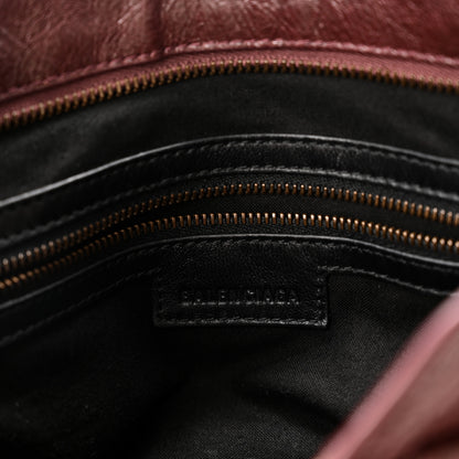 Balenciaga Agneau Arena Classic Hardware Small Le City Dark Burgundy Dark Burgundy 6 of 10