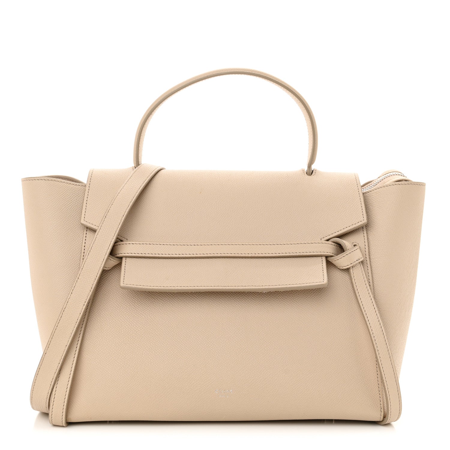 Celine Grained Calfskin Mini Belt Bag Dune 1 of 14