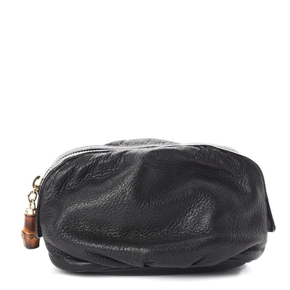 Gucci Deerskin Medium Bamboo Cosmetic Case Black 1 of 7