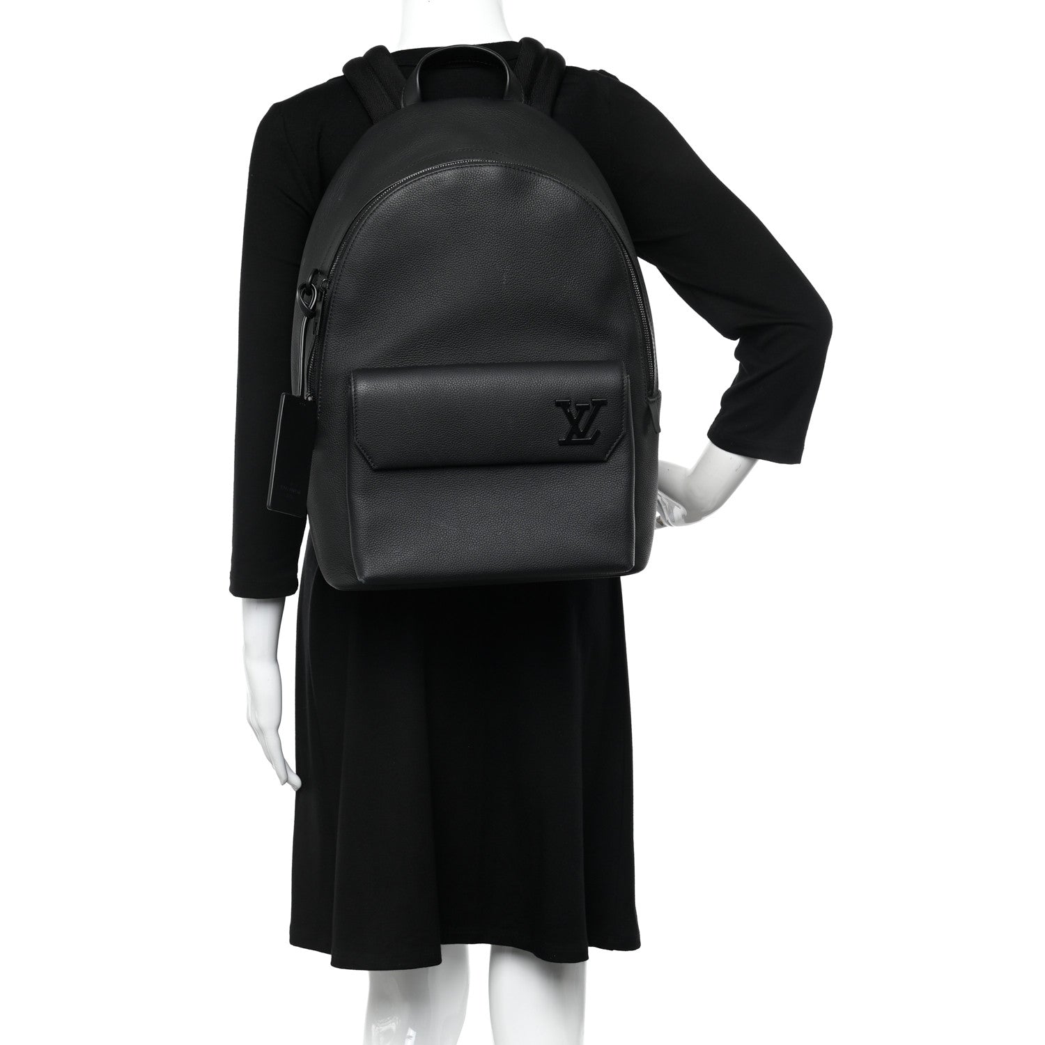 Louis Vuitton Aerogram Takeoff Backpack Black 2 of 17