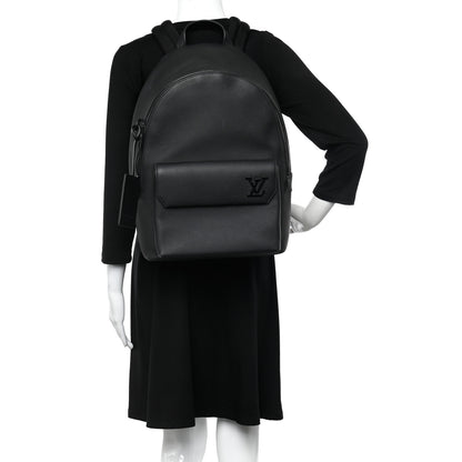Louis Vuitton Aerogram Takeoff Backpack Black 2 of 17