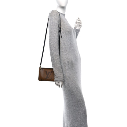 Louis Vuitton Reverse Monogram Giant Double Zip Pochette 2 of 12