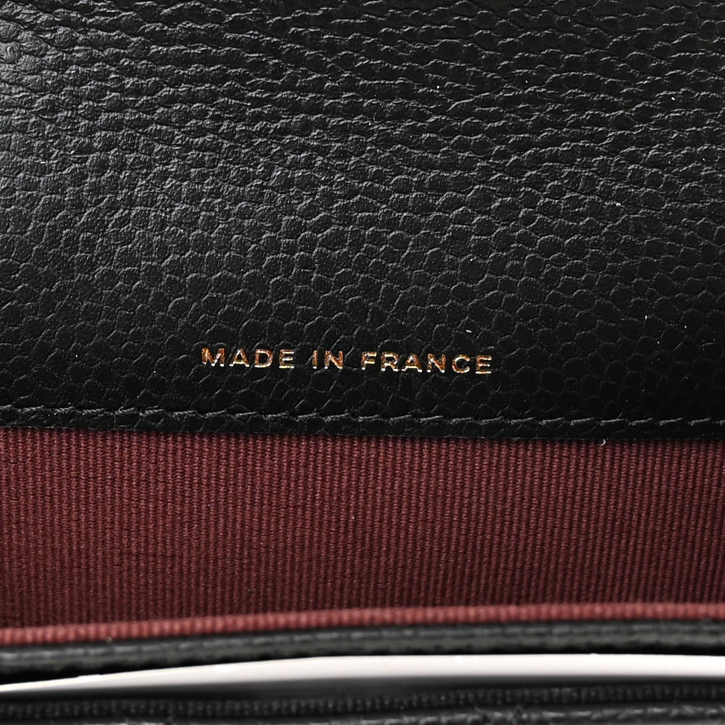 Caviar Quilted Flap Card Holder Wallet Black