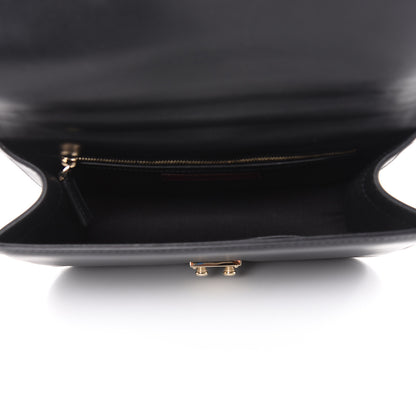 Valentino Garavani Vitello Medium Glam Lock Rockstud Flap Black 5 of 14