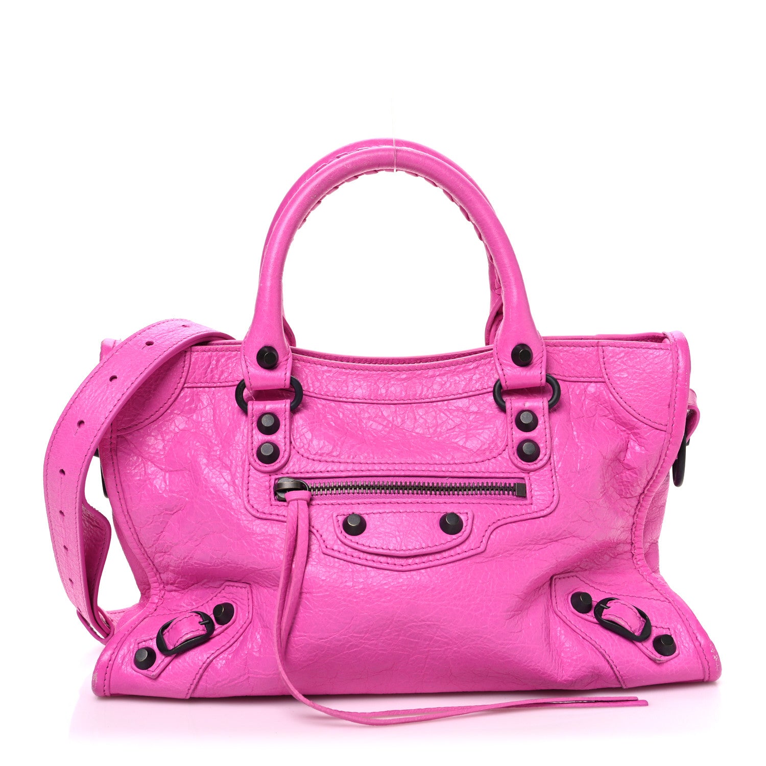 Balenciaga Agneau Arena Classic Hardware Small Le City Fuchsia 1 of 12