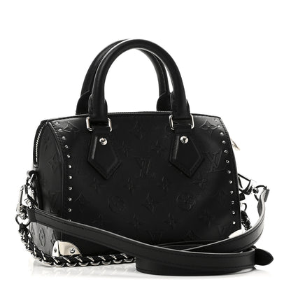 Louis Vuitton Calfskin Monogram Bold Speedy Trunk 20 3 of 10