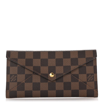 Louis Vuitton Damier Ebene Long Origami Wallet 1 of 6
