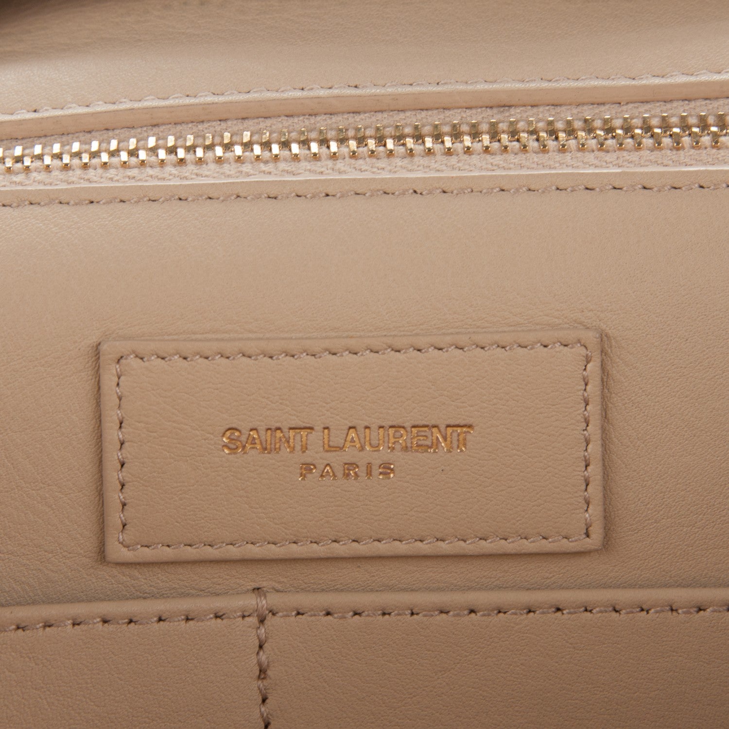 Saint Laurent Calfskin Medium Classic Y Cabas Beige 6 of 7