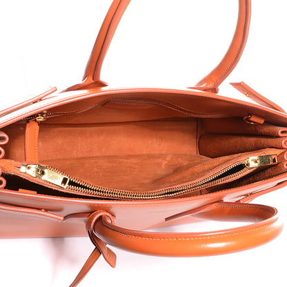 Saint Laurent Calfskin Small Sac De Jour Mandarine 5 of 8