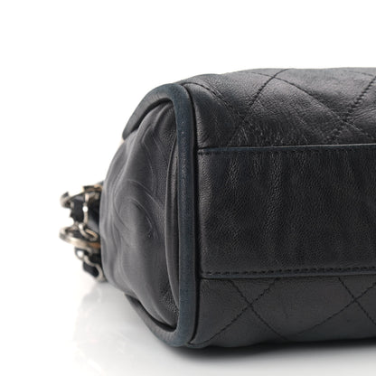 Chanel Lambskin Stitched Medium Ultimate Soft Tote Black 8 of 11