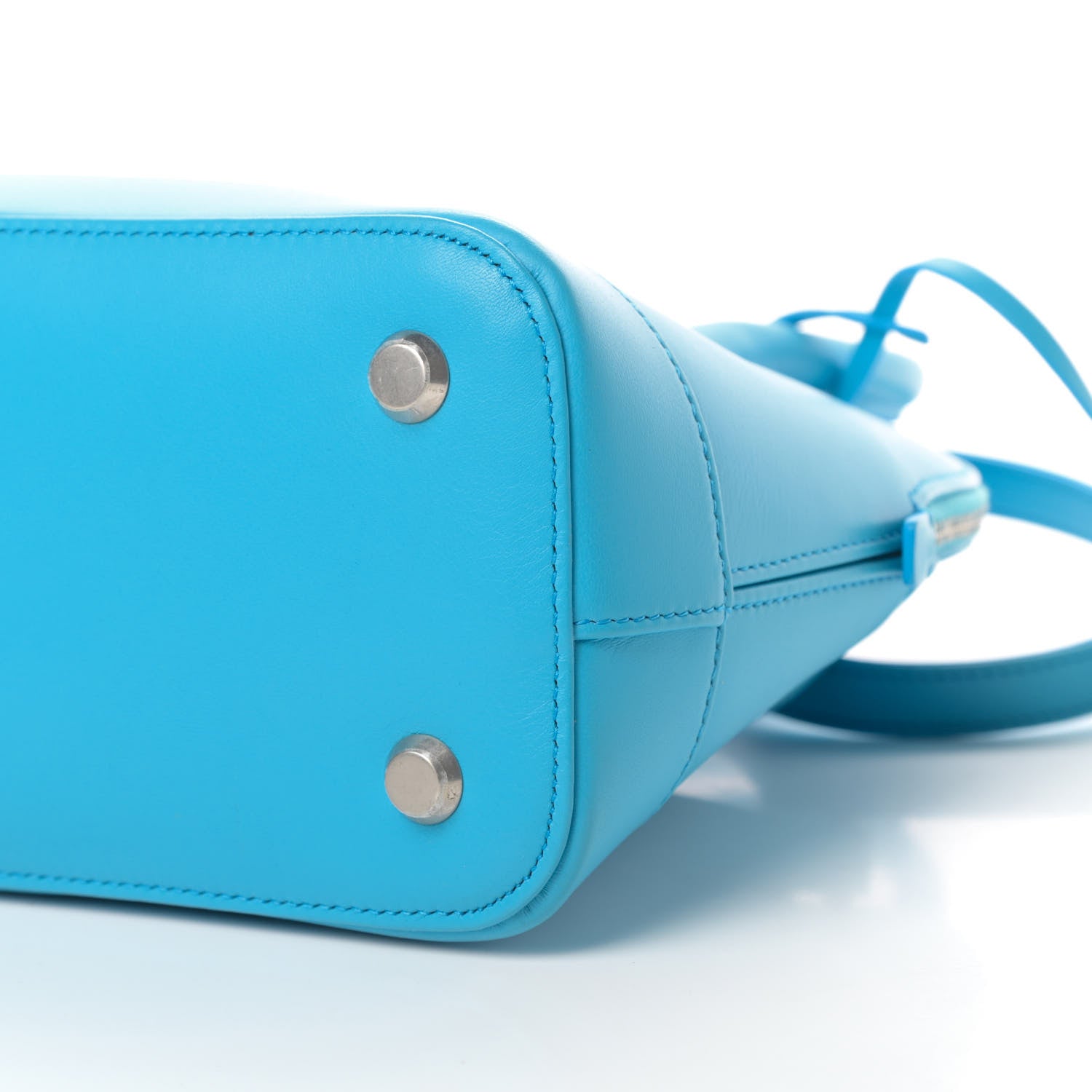 Balenciaga Soft Calfskin Puppy And Kitten S Ville Top Handle Bag Bleu Turquoise 10 of 12
