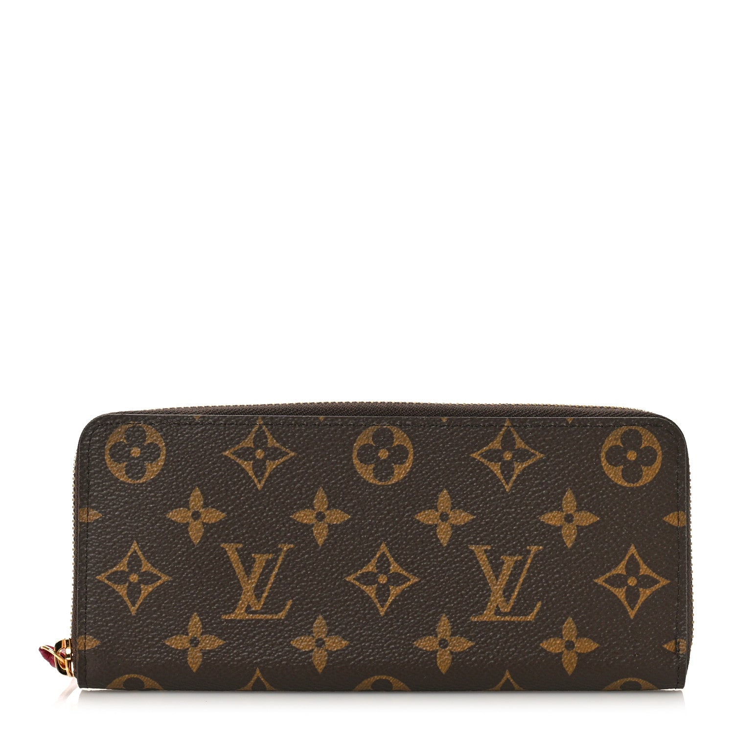 Louis Vuitton Monogram Clemence Wallet Fuchsia 1 of 9