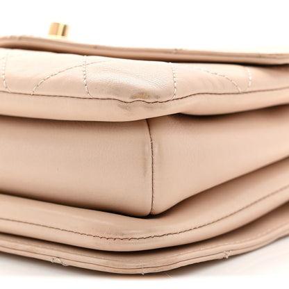 Chanel Lambskin Quilted Small Trendy Spirit Top Handle Bag Beige 10 of 12