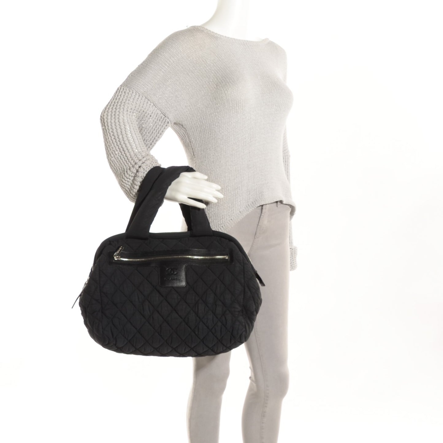 Nylon Coco Cocoon Bowler Black