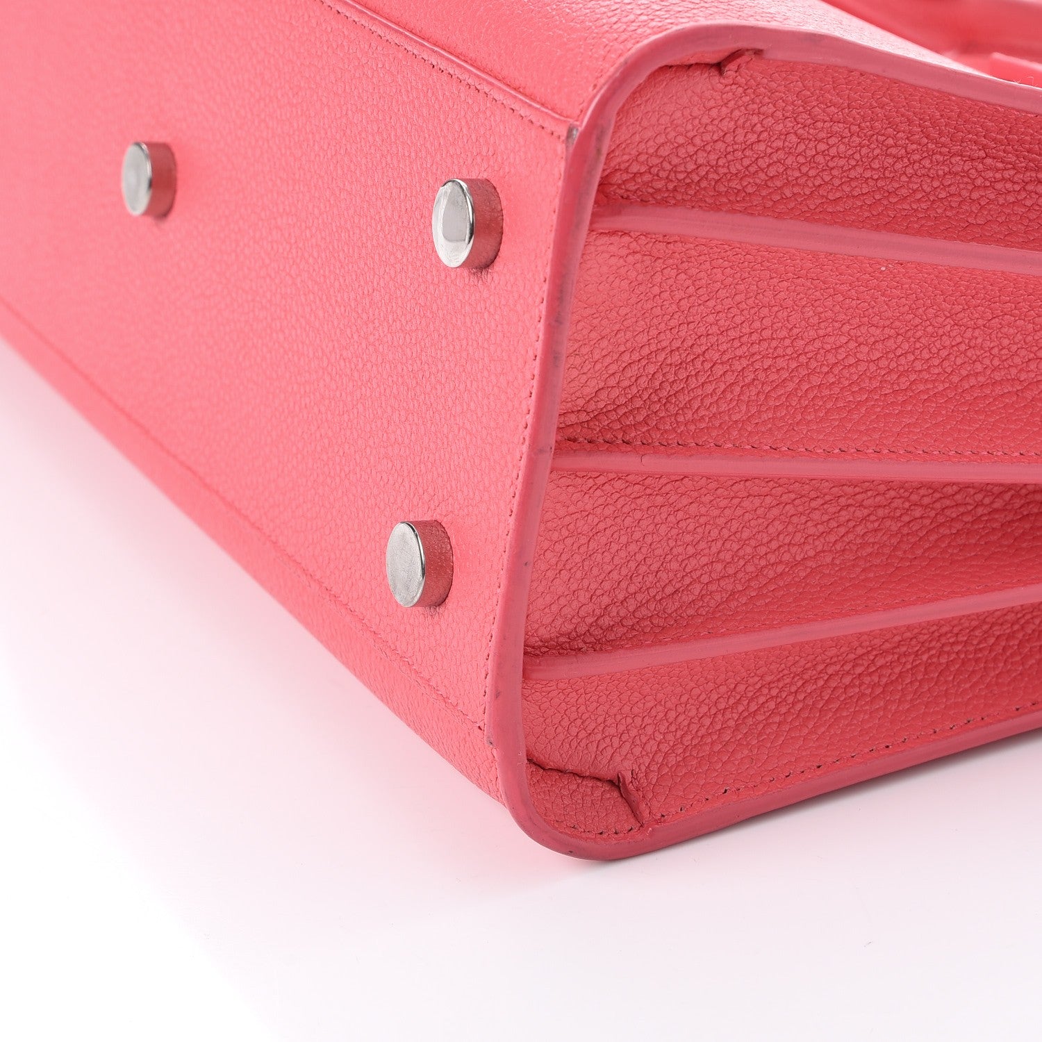 Saint Laurent Grained Calfskin Baby Sac De Jour Rose Clair 14 of 14