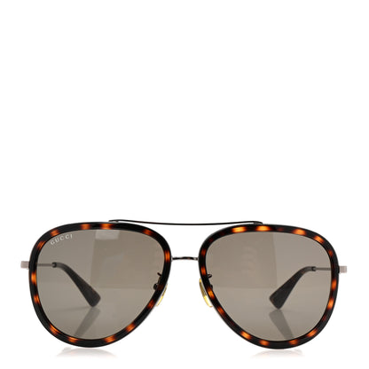 Gucci Aviator Sunglasses GG0062S Tortoise 2 of 6
