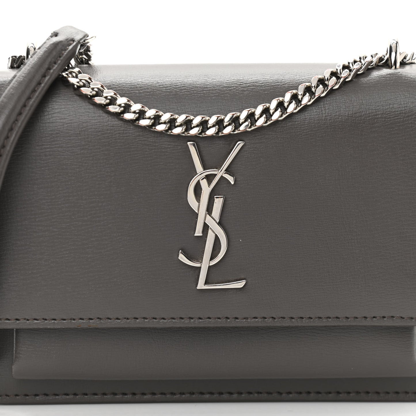 Calfskin Monogram Sunset Chain Wallet Earth