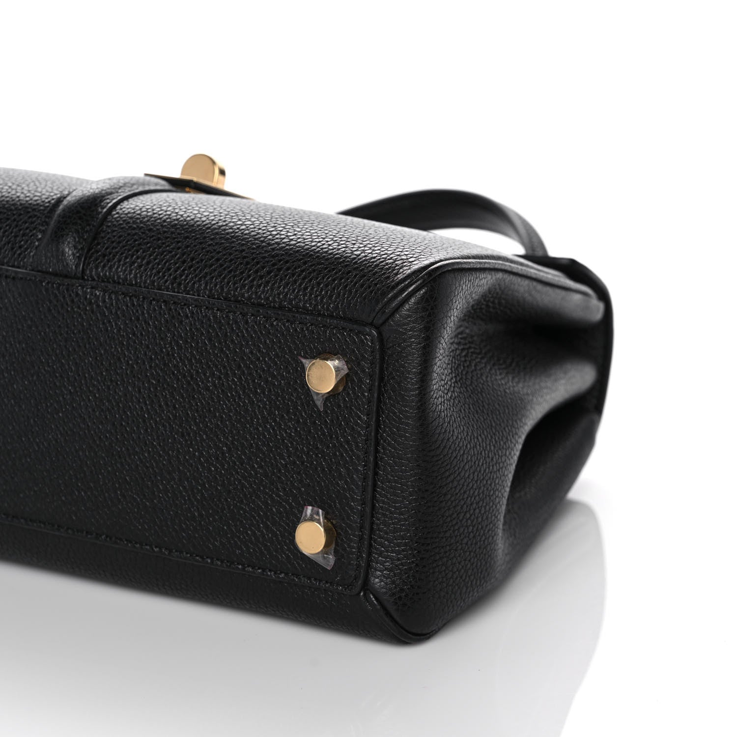 Celine Grained Calfskin Small 16 Top Handle Bag Black 11 of 11