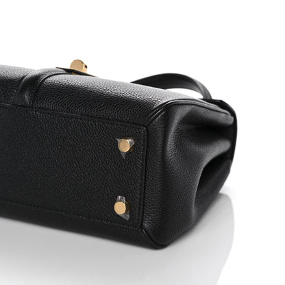 Celine Grained Calfskin Small 16 Top Handle Bag Black 11 of 11