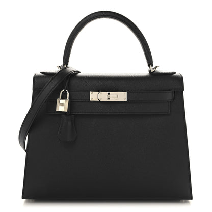 Hermes Epsom Kelly Sellier 28 Black 1 of 14