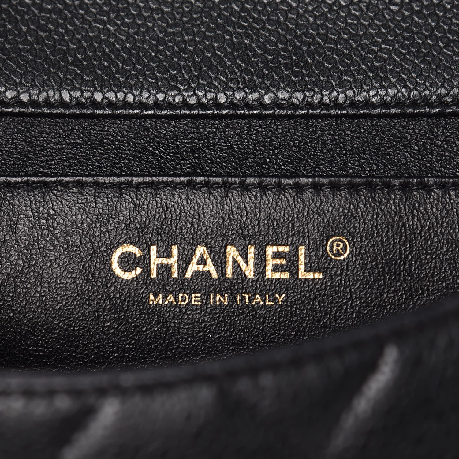 Chanel Caviar Quilted Clutch With Chain Flap Dark Grey 10 of 17