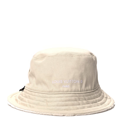 Louis Vuitton Cotton Jacquard Monogram LVacation Reversible Hat M White 7 of 11