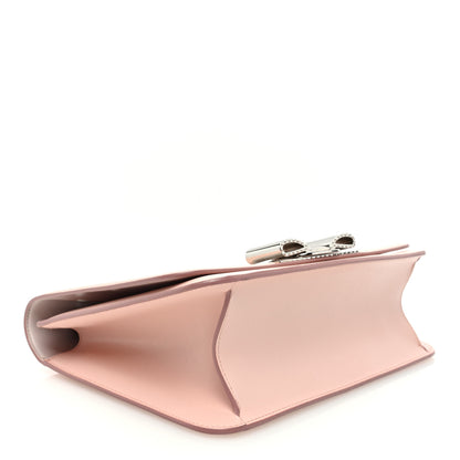 Salvatore Ferragamo Smooth Calfskin Vara Bow Chain Flap Crossbody Pink 4 of 9