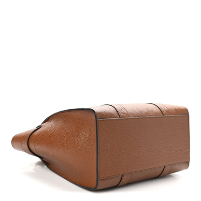 Mulberry Grain Vegetable Tanned Calfskin Small Zipped Bayswater Oak 4 of 11