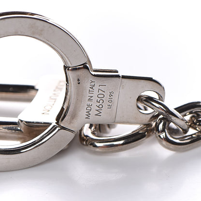Louis Vuitton LV Facettes Bag Charm Key Holder Silver 3 of 3