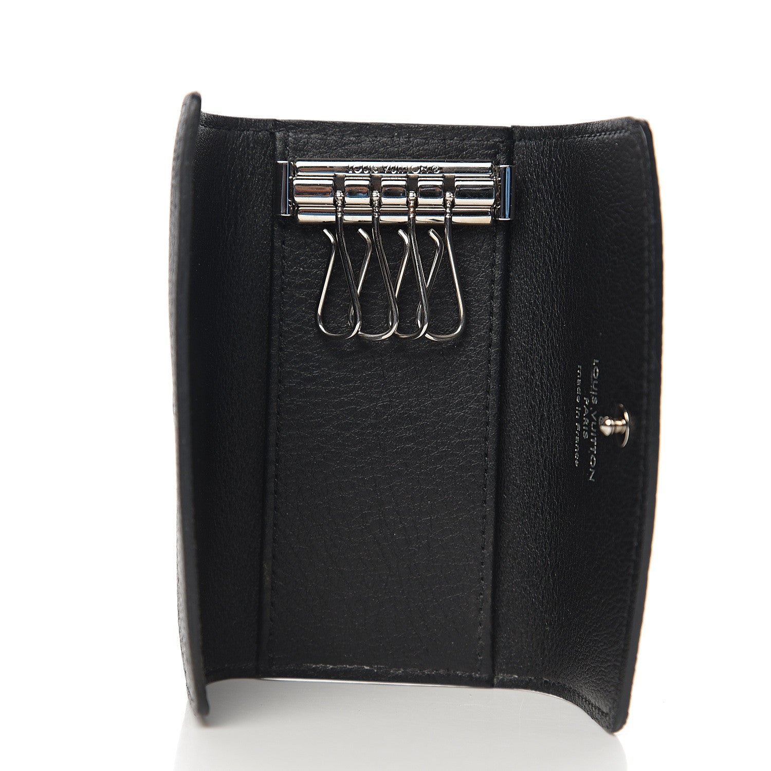 Louis Vuitton Mahina Multicles 4 Key Holder Black 4 of 6