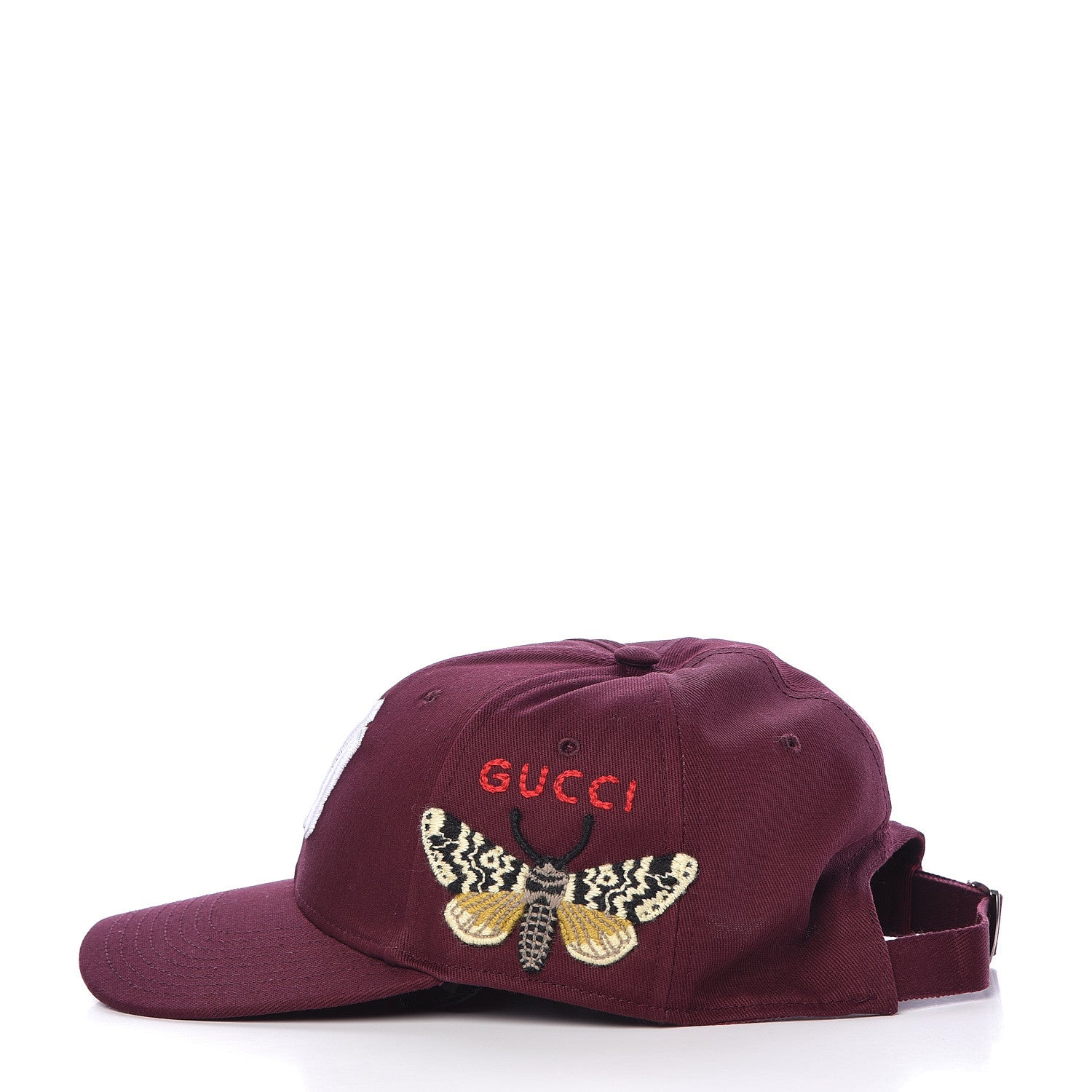 Gucci X MLB Cotton NY Yankees Baseball Hat 57-61 Lacquer 3 of 10
