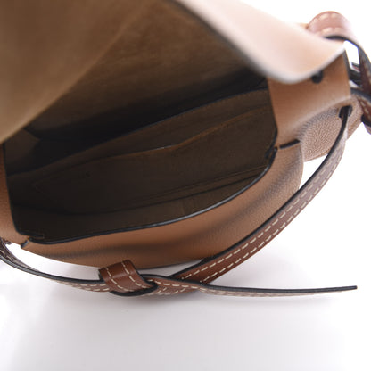 Loewe Grained Calfskin Small Gate Crossbody Bag Caramel Pecan 5 of 9