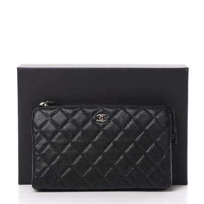 Chanel Caviar Quilted Small Zipped Pouch Black 9 of 9
