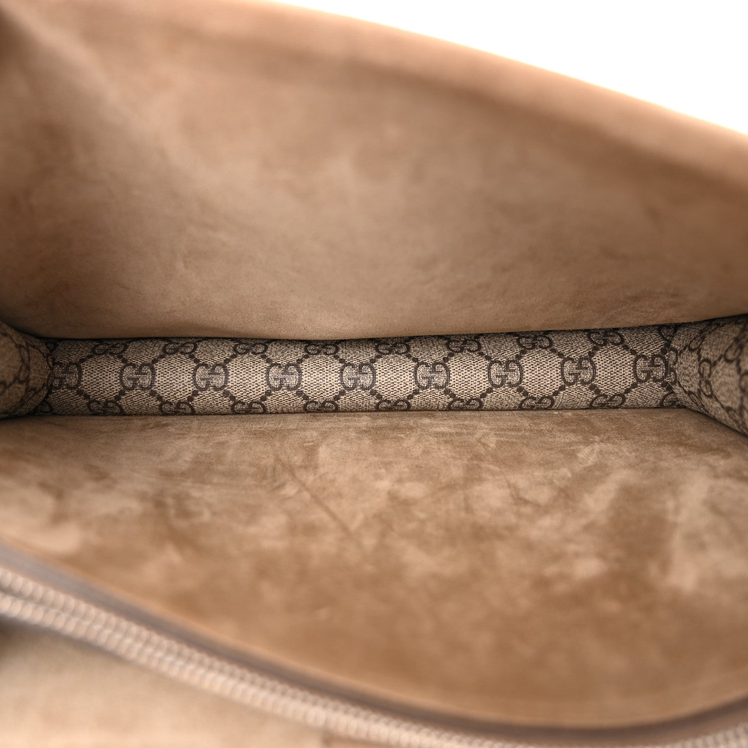 Gucci GG Supreme Monogram Medium Dionysus Shoulder Bag Taupe 5 of 11