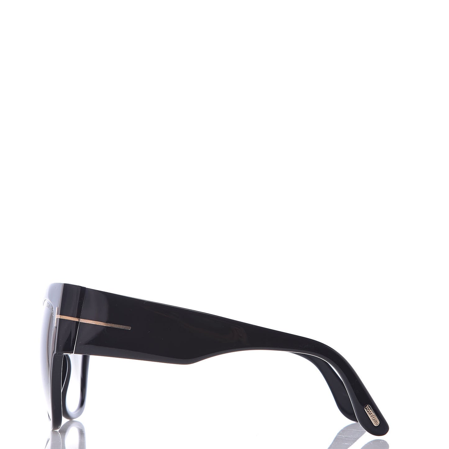 Acetate Anoushka Cat Eye Sunglasses TF371 Black