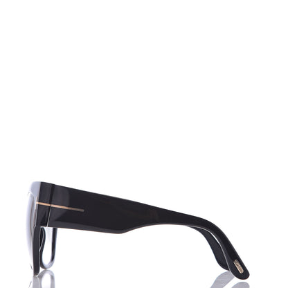 Tom Ford Acetate Anoushka Cat Eye Sunglasses TF371 Black 2 of 7