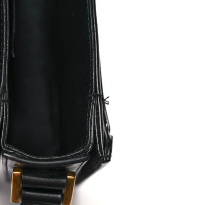 Saint Laurent Box Calfskin Monogram Medium Solferino Satchel Black 9 of 11