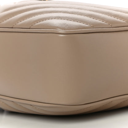 Saint Laurent Calfskin Matelasse Monogram Lou Camera Bag Dark Beige 10 of 12