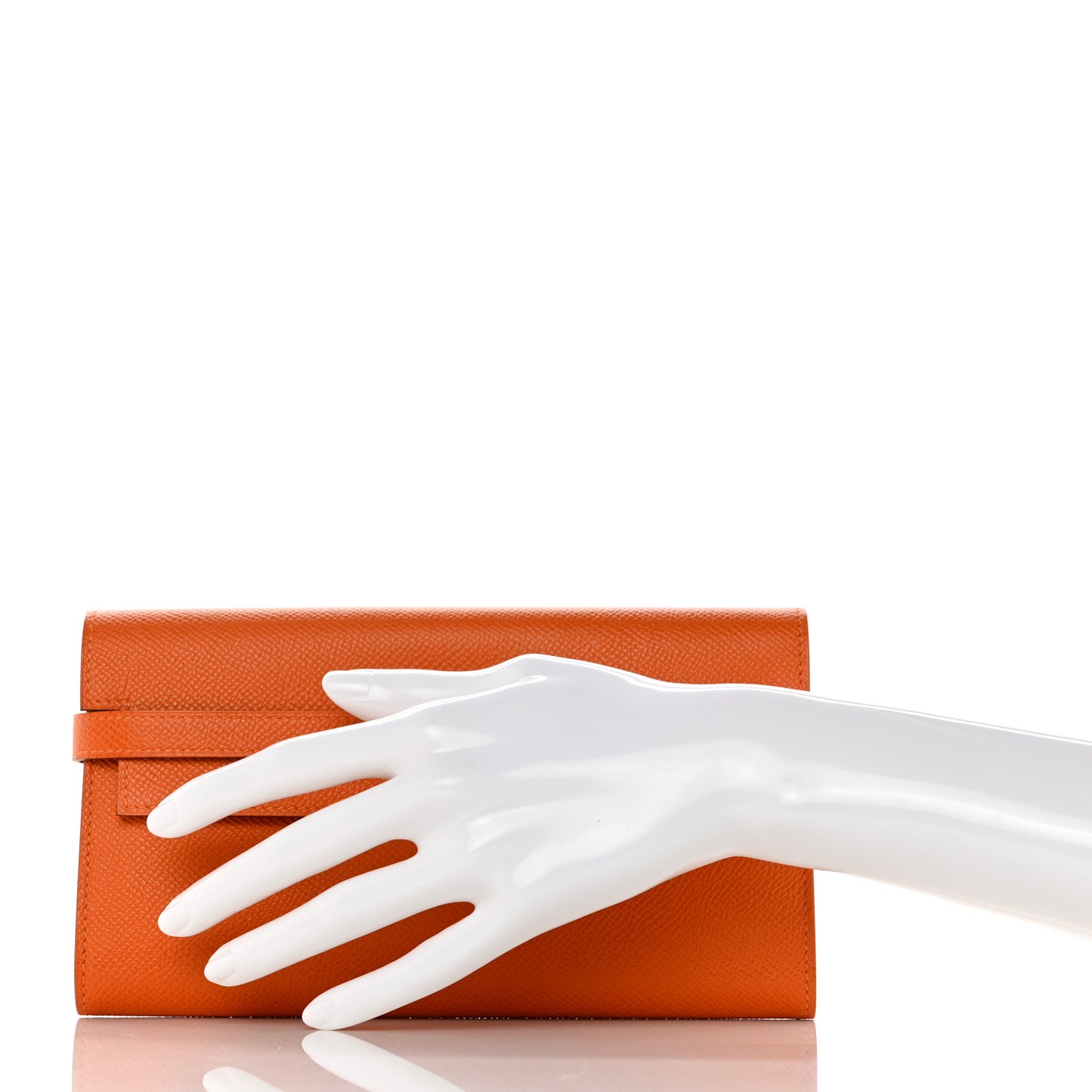 Epsom Kelly Longue Wallet Orange