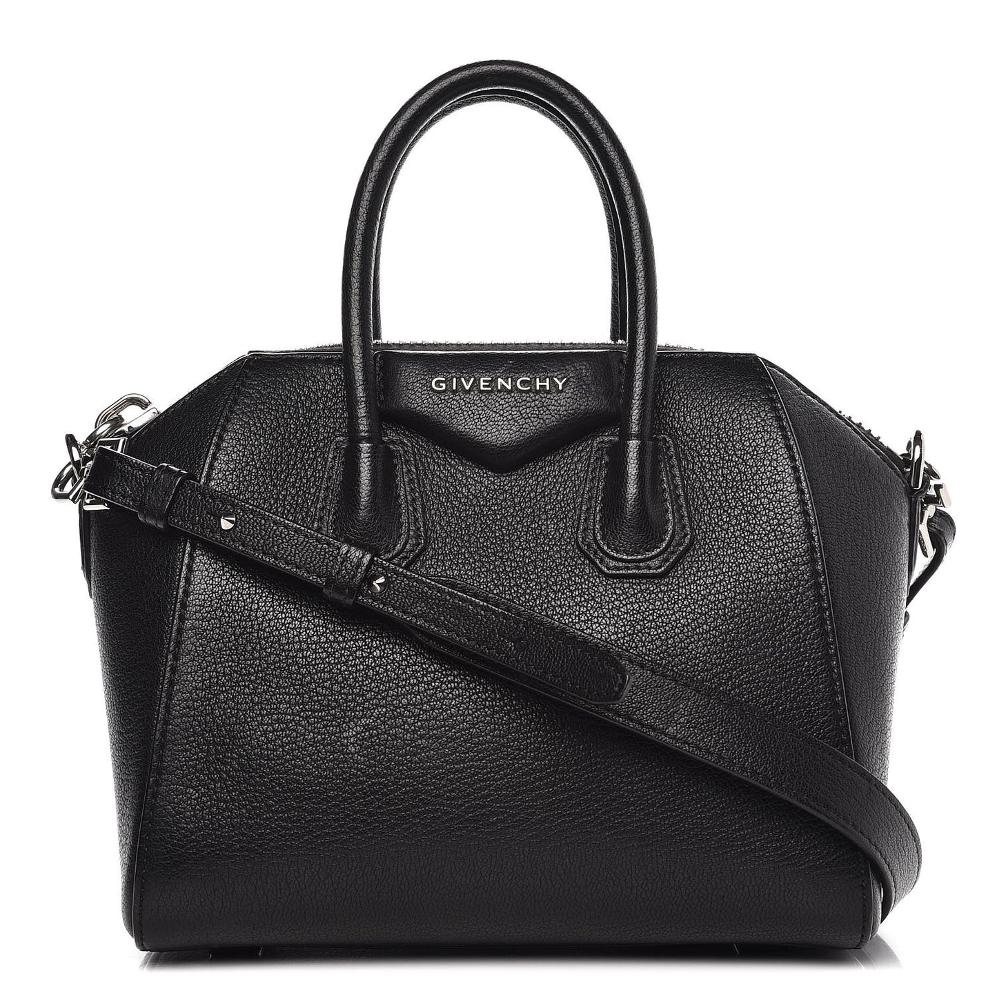 Sugar Goatskin Mini Antigona Black