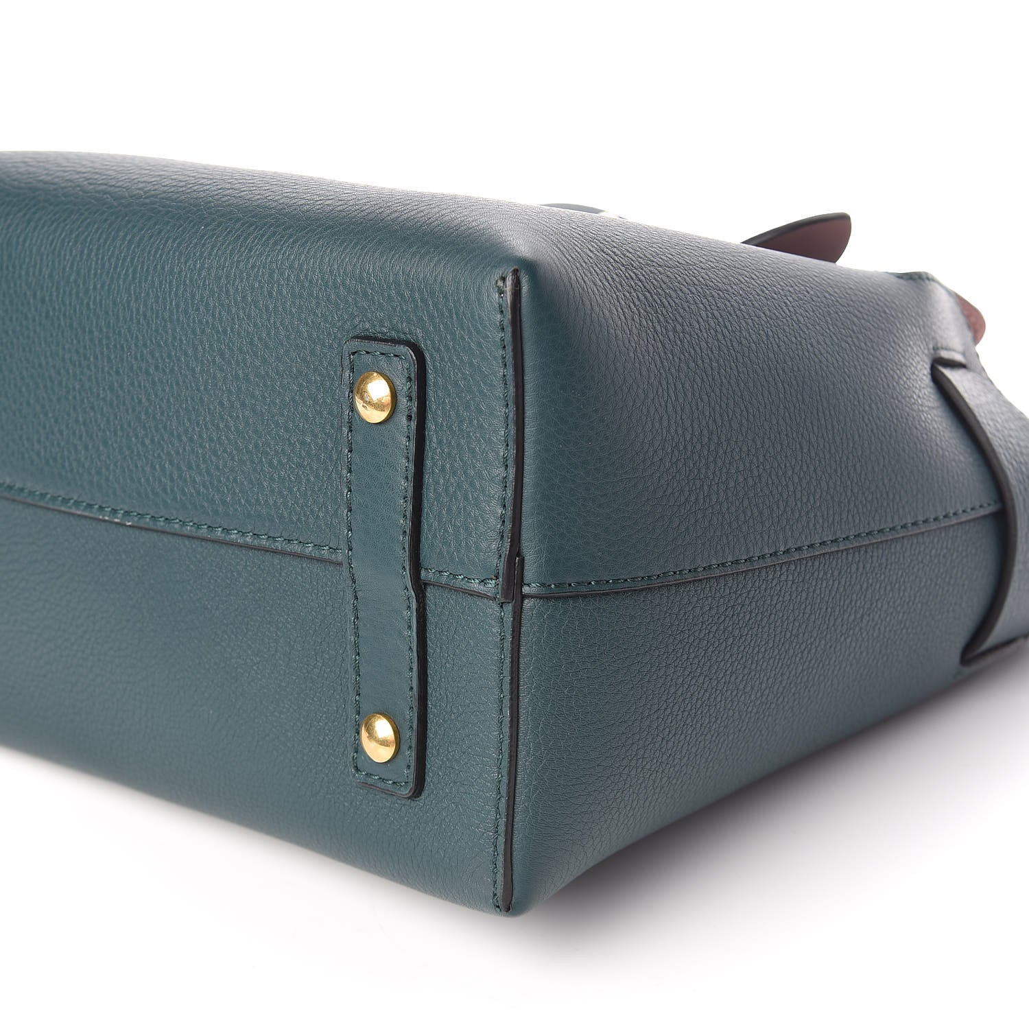 Burberry Soft Grain Calfskin Small Belt Bag Dark Cyan 9 of 10