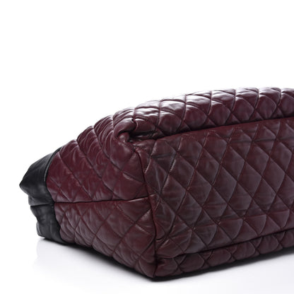 Chanel Lambskin Quilted Medium Coco Cocoon Reversible Tote Black 15 of 17